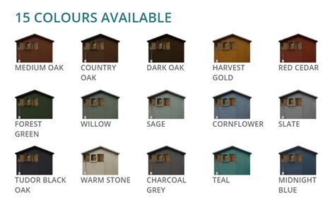 ronseal fence treatment colour chart